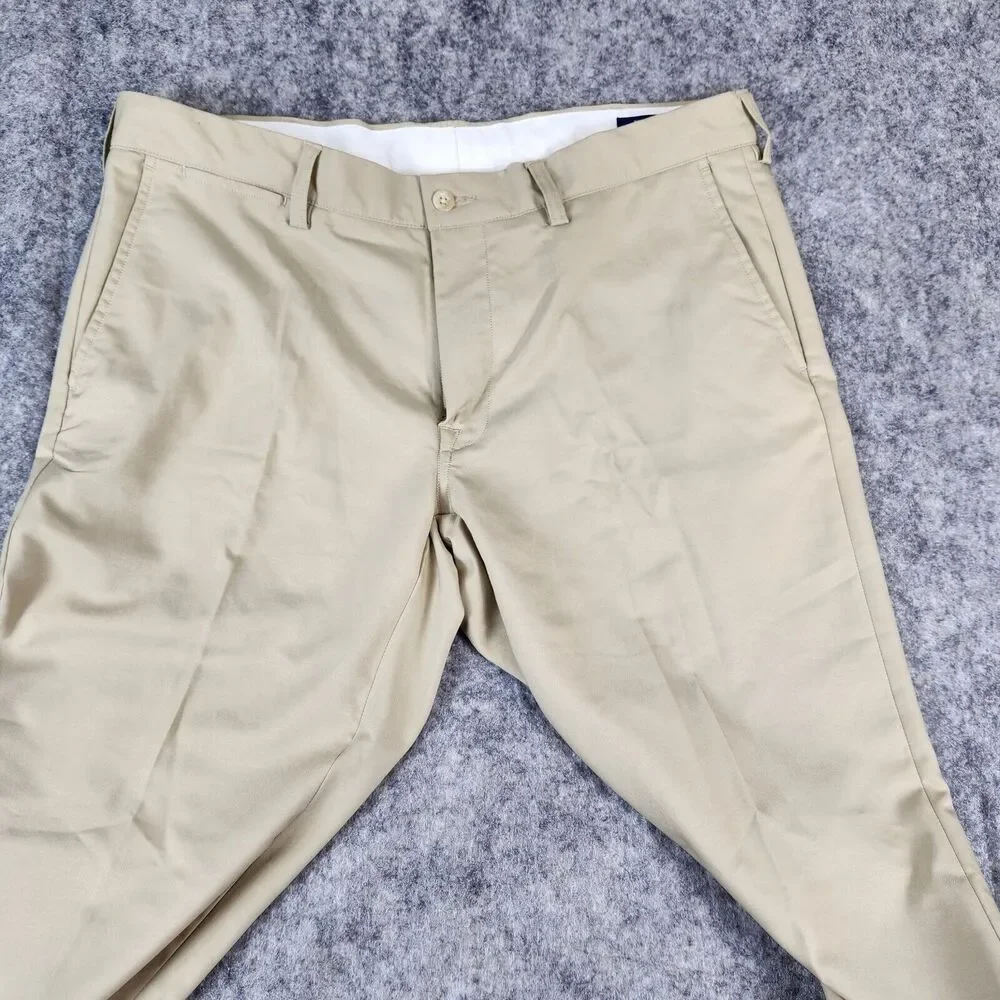Polo Ralph Lauren‎ Mens Pants Khakis Beige 36x34 Chino Straight Slim Fit Golf